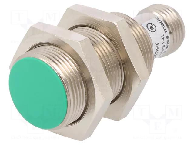 Sensor: inductive; OUT: PNP / NO; 0÷8mm; 10÷30VDC; M18; IP67; 200mA BAUMER IFRM18P17A5/S14L