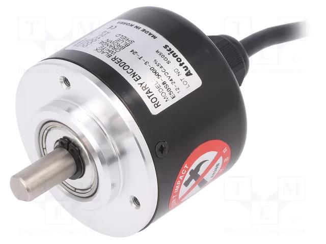 Encoder: incremental; Usup: 12÷24VDC; 5000imp/revol; IP50; 2m AUTONICS E50S8-5000-3-T-24