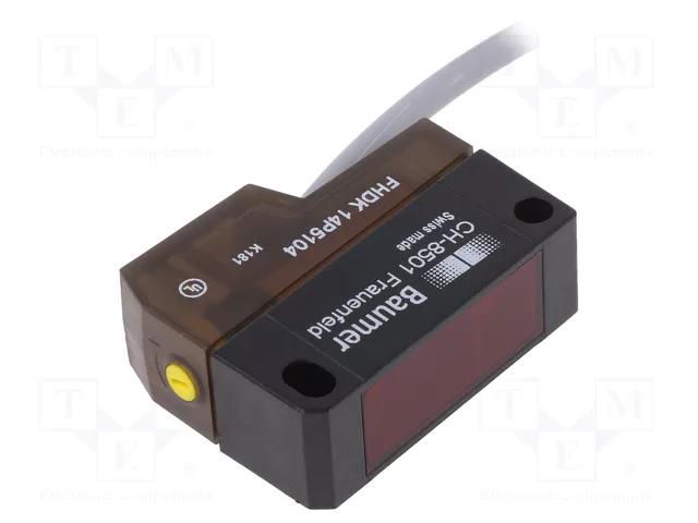 Sensor: photoelectric; Range: 30÷500mm; PNP; DARK-ON,LIGHT-ON BAUMER FHDK14P5104