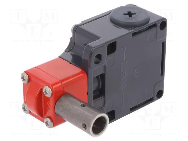 Safety switch: hinged; FL; NC x3; IP67; -25÷80°C; red,grey; metal PIZZATO ELETTRICA FL2195-M2