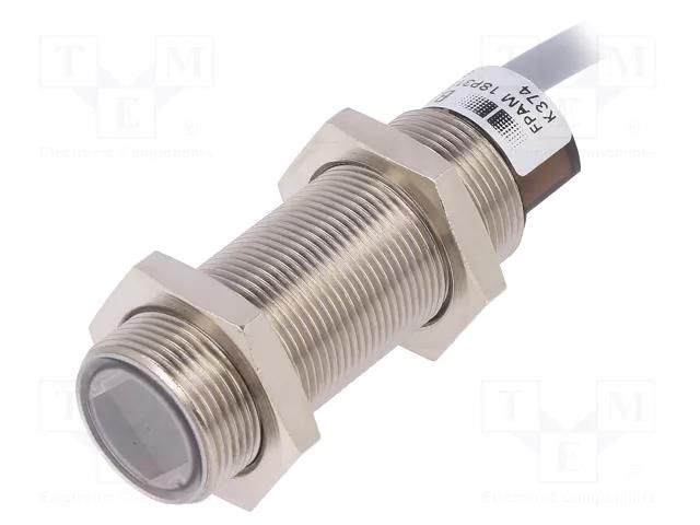 Sensor: photoelectric; Range: 0÷4m; PNP; DARK-ON; retro-reflective BAUMER FPAM18P3151