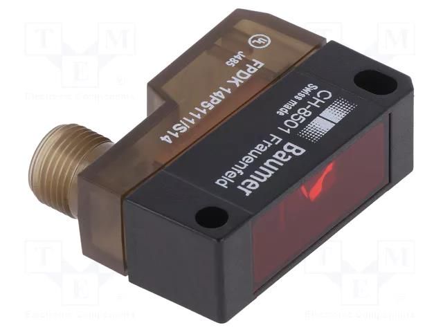 Sensor: photoelectric; Range: 0÷3.8m; PNP; DARK-ON,LIGHT-ON; 100mA BAUMER FPDK14P5111/S14