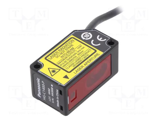 Sensor: distance; laser; diffuse-reflective; Range: 400mm; PNP PANASONIC HG-C1400-P