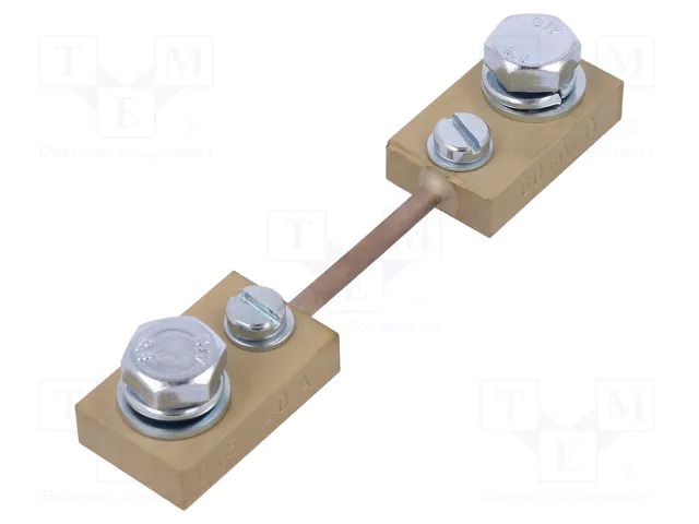 Current shunt; 40A; Class: 0.5; 60mV; Equipment: insulating base WEIGEL B40A/60MV-P