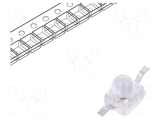 LED; yellow; SMD; Gull wing; 198÷529mcd; 2÷2.4VDC; 2.5x2x2.7mm; 25° EVERLIGHT 91-21UYC/S530-A2