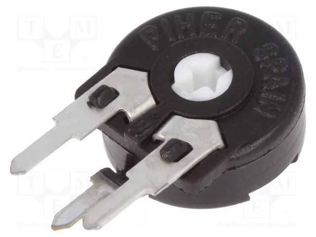 Potentiometer: mounting; single turn,vertical; 5kΩ; 150mW; ±20% PIHER PT10LH-5K
