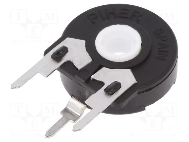 Potentiometer: mounting; single turn,vertical; 5kΩ; 250mW; ±20% PIHER PT15NH-5K