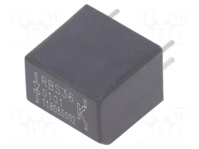 Sensor: tilt; ±10°; -25÷85°C; OUT: SPST-NO; 3.3÷5VDC; horizontal ONCQUE RBS360101