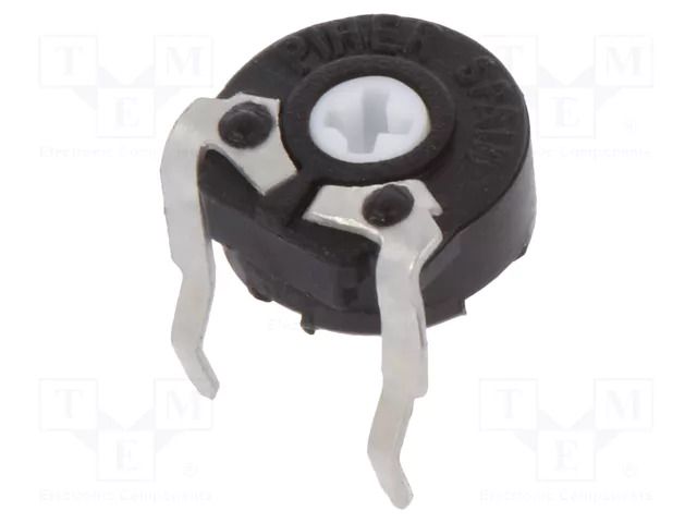 Potentiometer: mounting; single turn,horizontal; 500Ω; 100mW PIHER PT6LV-500R