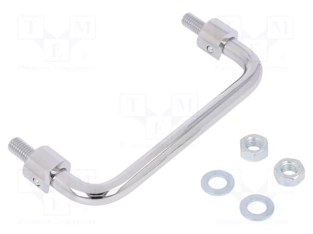 Holder; chromium plated steel; chromium plated; H: 34mm; L: 120mm MENTOR MR-286.3
