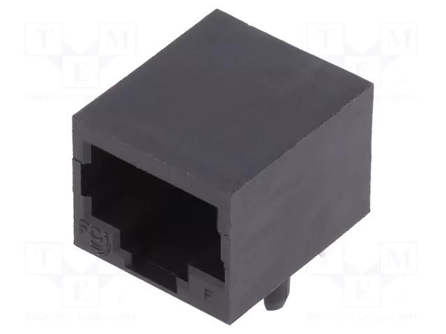 Connector: RJ50; socket; PIN: 10; Cat: 3; unshielded; gold-plated AMPHENOL COMMUNICATIONS SOLUTIONS 54602-910LF