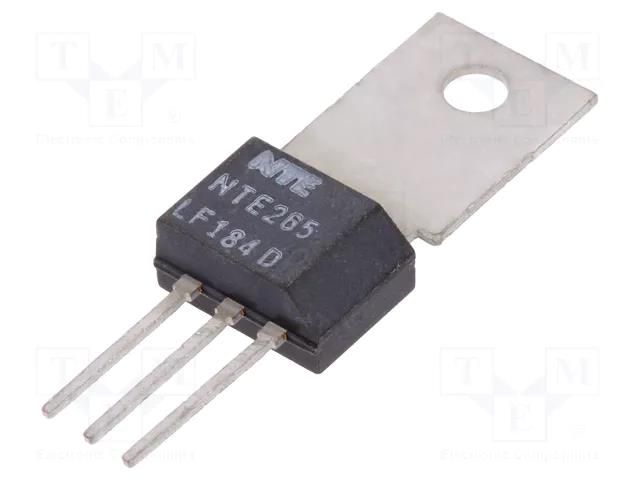 Transistor: NPN; bipolar; Darlington; 50V; 0.5A; 6.25W NTE Electronics NTE265