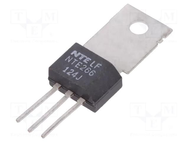 Transistor: NPN; bipolar; Darlington; 50V; 0.5A; 6.25W; TO202N NTE Electronics NTE266