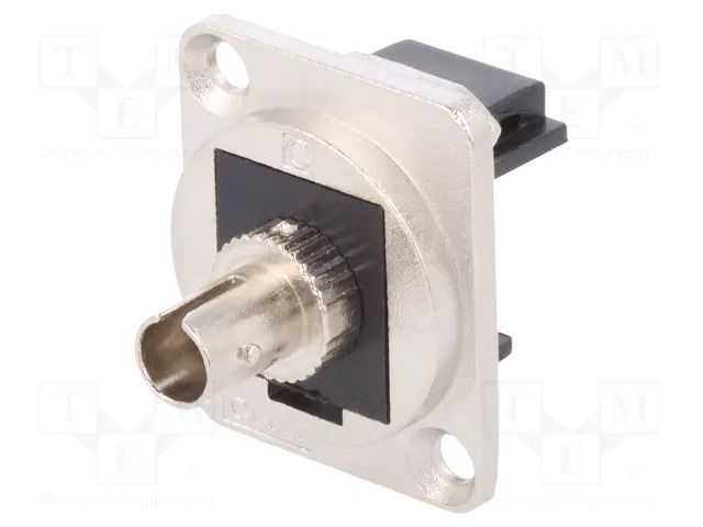 Connector: fiber optic; coupler; ST,both sides; metal; FT; 19x24mm CLIFF CP30218M