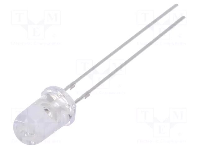 LED; green; 5mm; 25000÷30000mcd; 15°; Front: convex; 2.9÷3.6VDC OPTOSUPPLY OSG5DA5111A