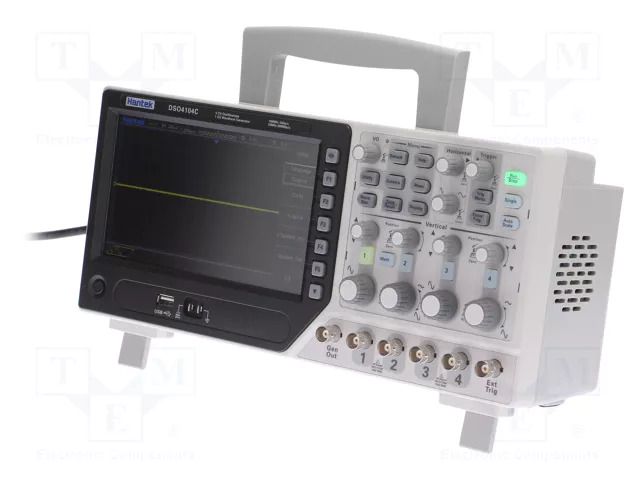 Oscilloscope: digital; DSO; Ch: 4; 100MHz; 1Gsps; 64kpts/ch; 3.5ns HANTEK DSO4104C