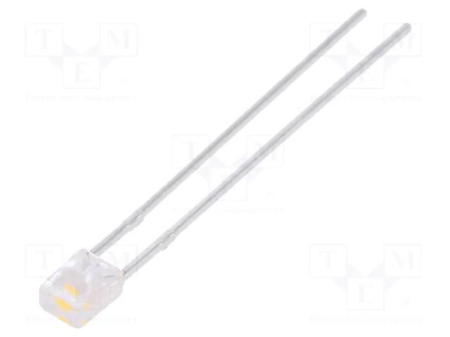 LED; white warm; rectangular; 3.2x2x4.15mm; 780÷1300mcd; 130° LUCKYLIGHT LL-234WC2Q-W6-3P