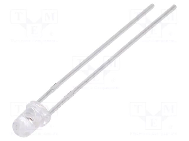 LED; yellow; 3mm; 600÷1000mcd; 30°; Front: convex; 1.6÷2.4VDC LUCKYLIGHT LL-304YC4B-2BD