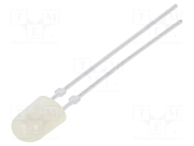 LED; yellow; oval; 5.2x3.8mm; 600÷1000mcd; 110/40°; Front: convex LUCKYLIGHT LL-544YD2I-4C-T