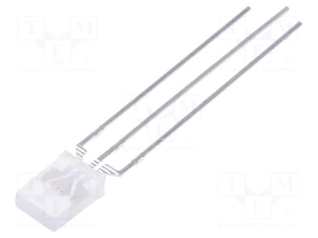 LED; yellow/yellow green; rectangular; 2x5x7.05mm; bicolour; 120° LUCKYLIGHT LL-259YGM1G-C-1B