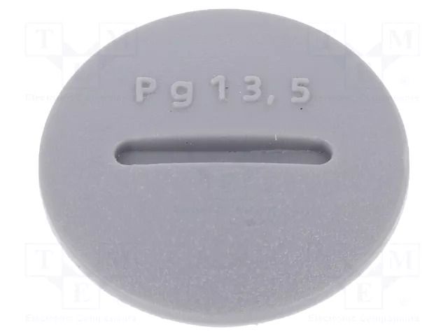 Stopper; PG13,5; polyamide; dark grey; Thread: PG; 6mm; 10pcs. ALPHA WIRE HPP13-SL080