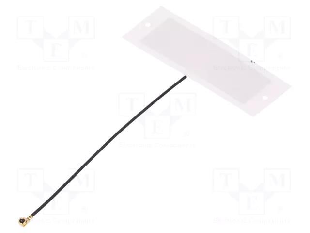 Antenna; Bluetooth,GNSS,WiFi; 4dBi; linear; 53x18x0.1mm; U.FL MOLEX 1461860100