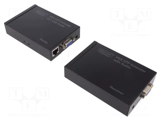 Device: VGA extender; Kit: extender; 300m DIGITUS DS-53400