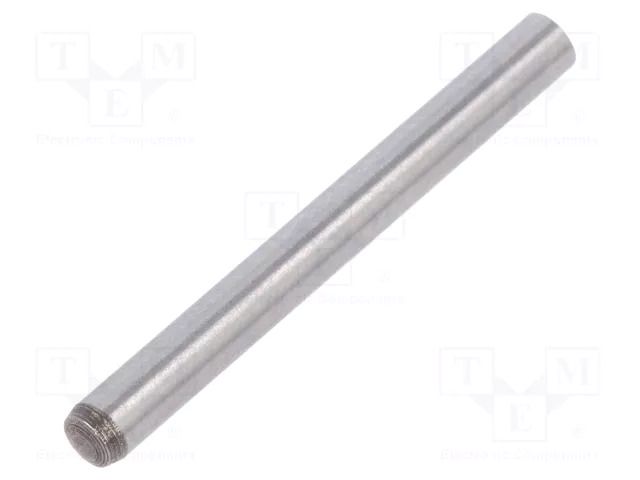 Cylindrical stud; hardened steel; BN 858; Ø: 3mm; L: 30mm; DIN 6325 BOSSARD B3X30/BN858