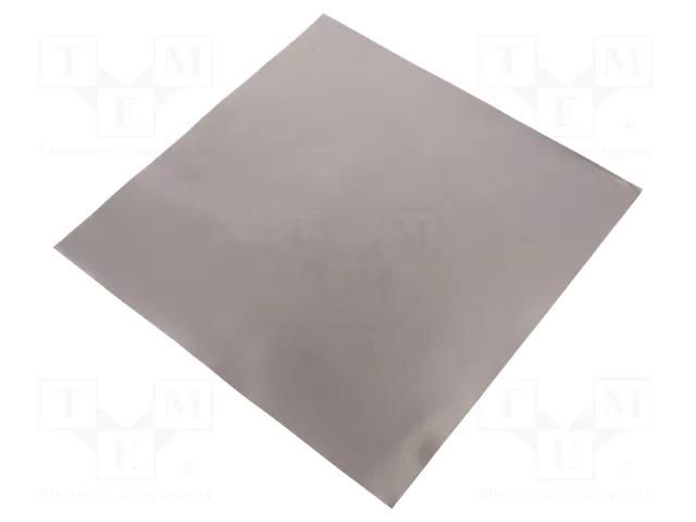 Shielding mat; 240x240x0.3mm; Permeability: 60; EFR KEMET EFR03-240X240