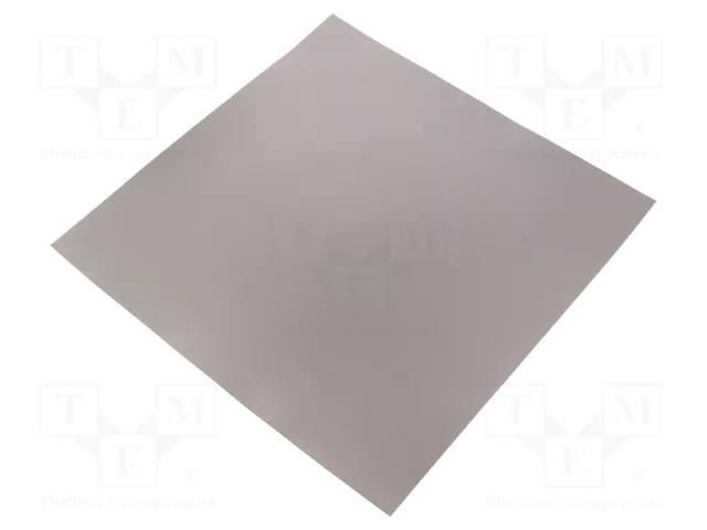 Shielding mat; 240x240x0.2mm; Permeability: 130; self-adhesive KEMET EFF402-240X240T08