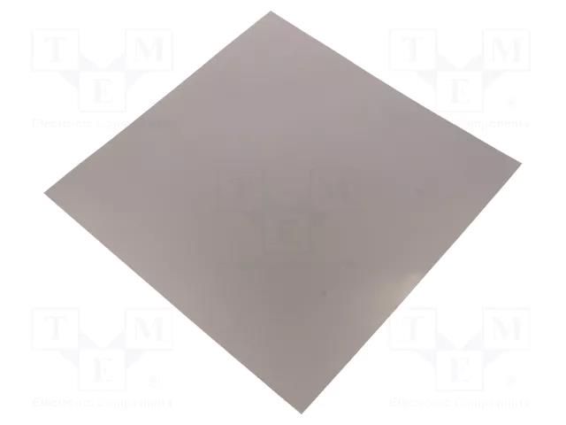 Shielding mat; 240x240x0.5mm; Permeability: 130; self-adhesive KEMET EFF405-240X240T08