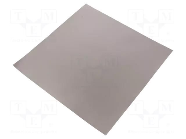 Shielding mat; 240x240x0.1mm; Permeability: 100; self-adhesive KEMET EFX601-240X240T08