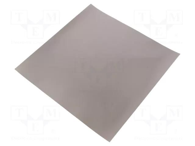 Shielding mat; 240x240x0.05mm; Permeability: 100; self-adhesive KEMET FF150-240X240T0800