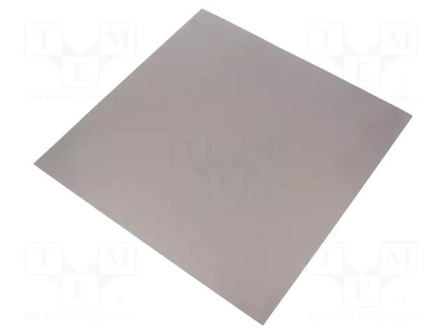 Shielding mat; 240x240x0.05mm; Permeability: 25; self-adhesive KEMET FG150-240X240T2900