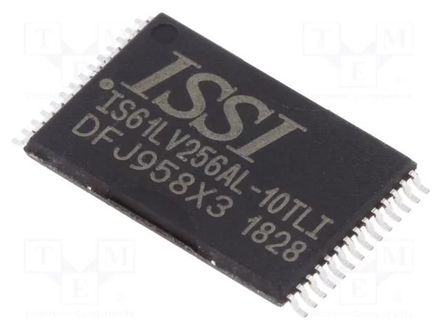 IC: SRAM memory; 256kbSRAM; 32kx8bit; 3.3V; 10ns; TSOP28; parallel ISSI IS61LV256AL-10TLI