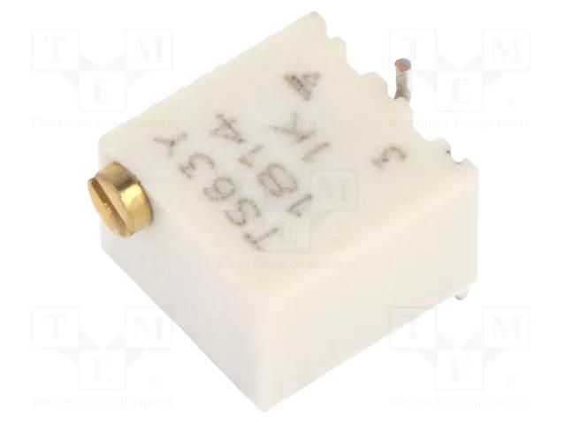 Potentiometer: mounting; horizontal,multiturn; 1kΩ; 250mW; SMD VISHAY TS63Y1K
