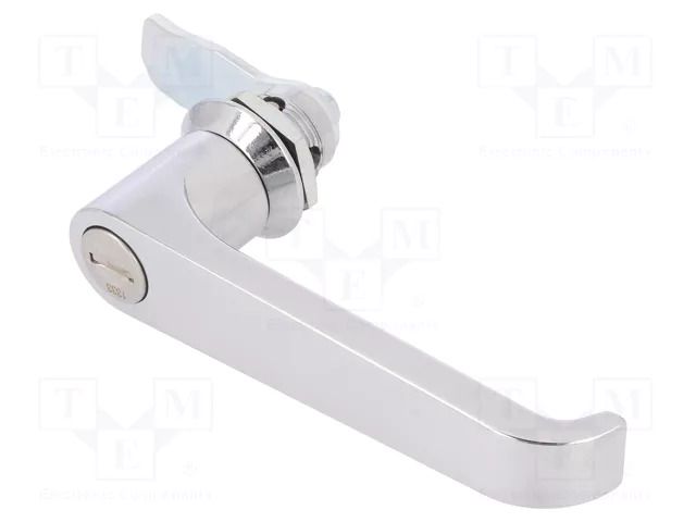 Lock; zinc and aluminium alloy; 18mm; chromium; Key code: 1333 RST ROZTOCZE 2.L18.001-18