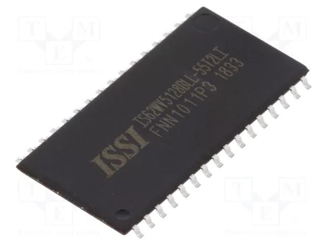 IC: SRAM memory; 4MbSRAM; 512kx8bit; 2.5÷3.6V; 55ns; TSOP32 II ISSI 62WV5128BLL-55T2LI