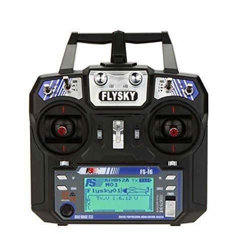 FlySky Transmitter FS-i6 (M2) + Receiver iA6B Set, 6 channels AFHDS 2A, FlySky FS-i6+iA6B