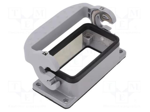 Enclosure for connectors: HDC; size 10; Locking: with latch WIELAND 71.320.1028.0