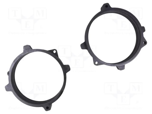 Spacer ring; MDF; 130mm; BMW; impregnated; 2pcs. BASSER D.MDF.BMW08