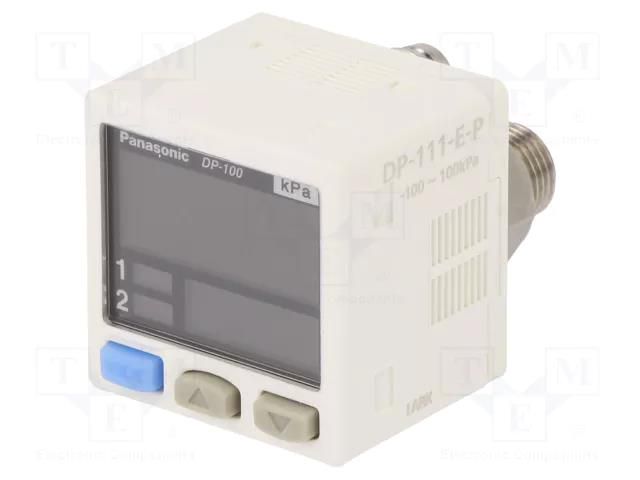 Module: transducer; pressure; -100÷100kPa; OUT: 2; OUT 1: PNP; PIN: 4 PANASONIC DP-111-E-P-J