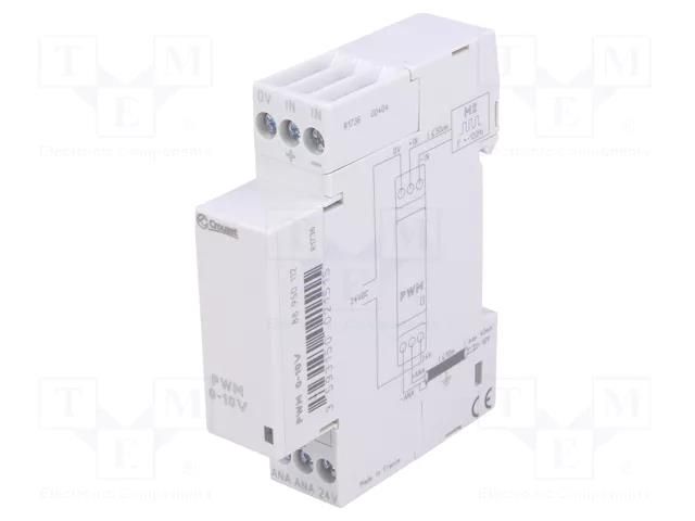 Converter: analog signals; for DIN rail mounting; PWM; 24VDC CROUZET CROUZET-88950112