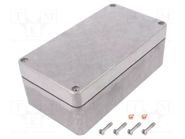 Enclosure: multipurpose; X: 120mm; Y: 220mm; Z: 80mm; aluminium; IP68 DELTRON ENCLOSURES DEL-486-221208-68