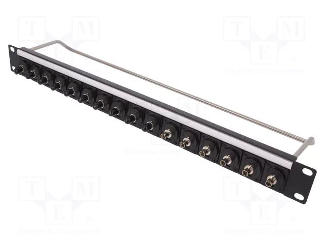 Connector: fiber optic; patch panel; ST; rack; screw; Standard: 19" CLIFF CP30178
