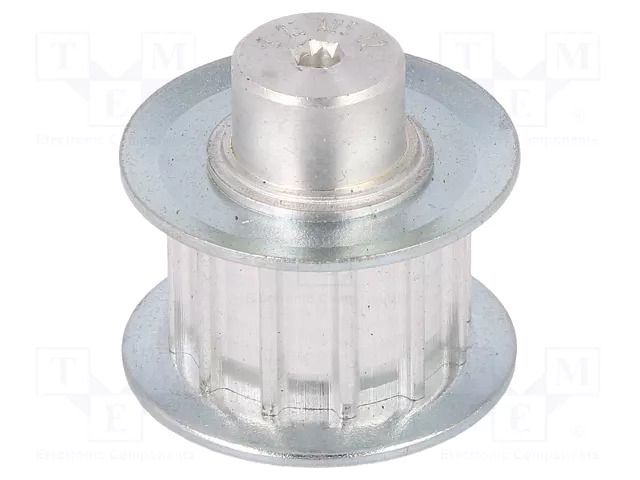 Belt pulley; AT5; W: 10mm; whell width: 21mm; Ø: 17.85mm; aluminium OPTIBELT 21-AT5-12-200ZA