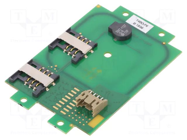 RFID reader; 4.3÷5.5V; antenna; Range: 100mm; 76x49x9mm; 120mA ELATEC T4BO-F6-P