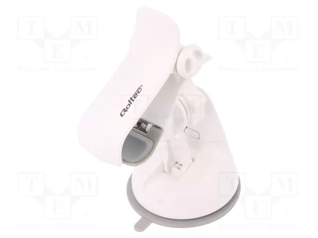 Car holder; white; for windscreen; Size: max.6,8" QOLTEC QOLTEC-51209