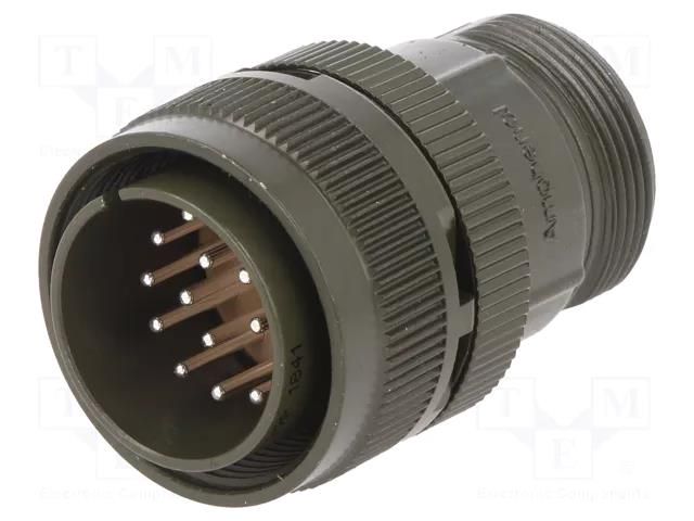 Connector: circular; plug; for cable; PIN: 17; male; soldering; 13A AMPHENOL MS3106B20-29P