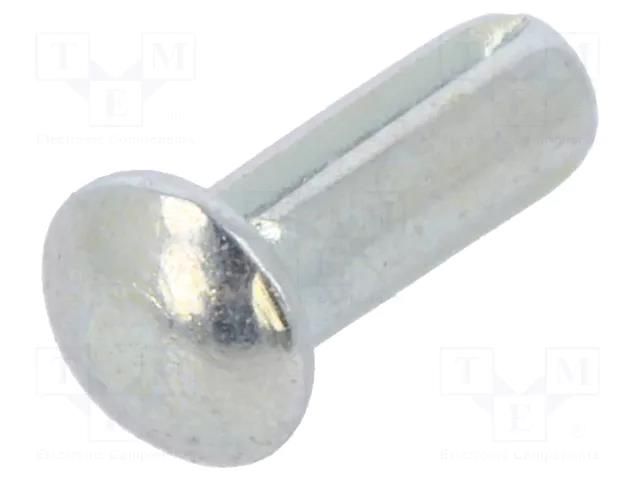 Rivet pin; steel; BN 893; Ø: 1.7mm; L: 5mm; DIN 1476; ISO 8746 BOSSARD B1.7X5/BN893